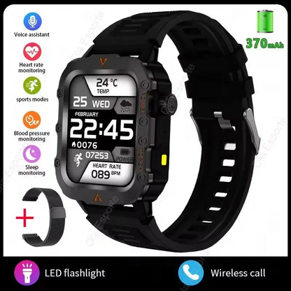 New GPS Sport Smart Watch Waterproof  BT Call MilitaryGrade Outdoor SmartWatch IP67 for Men Women Fashion Business SmartBracelet