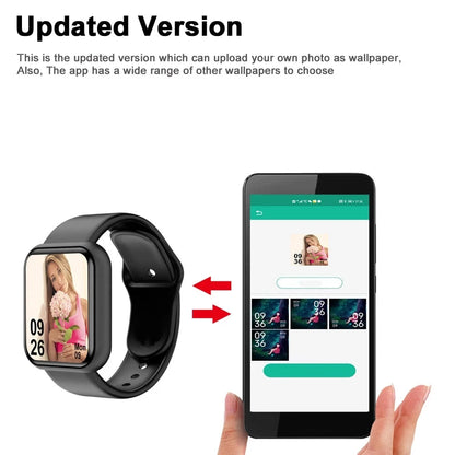 Smart Watch with Bluetooth - Fitness Tracker, Music Player & Sleep Monitor