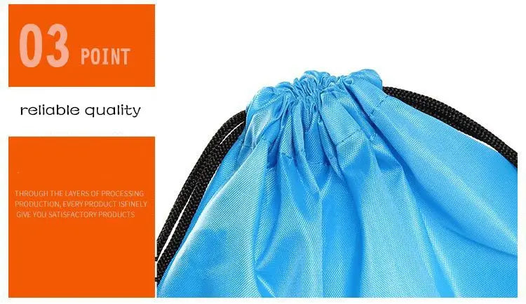 Eco-Friendly Waterproof Running Backpack - Lightweight Foldable Sports Gym Bag