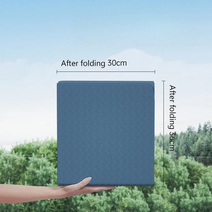 Eco-Friendly Foldable Yoga Mat - TPE Travel Fitness Mat | Double-Sided Non-Slip for Pilates & Floor Workouts