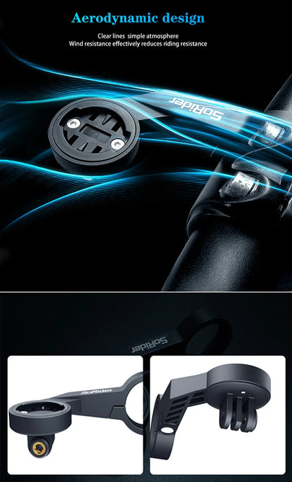 Universal Bike Computer Mount - Secure Handlebar Bracket for Garmin Edge & GPS Devices