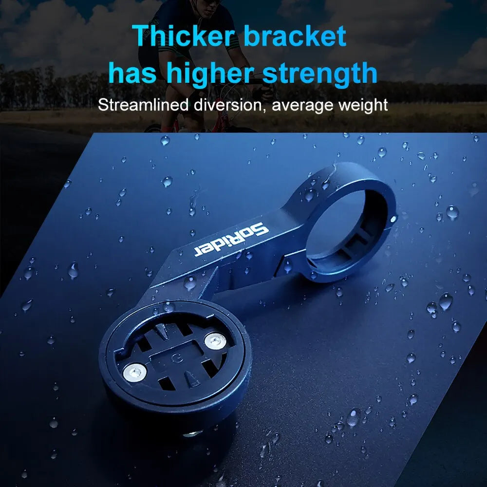 Universal Bike Computer Mount - Secure Handlebar Bracket for Garmin Edge & GPS Devices