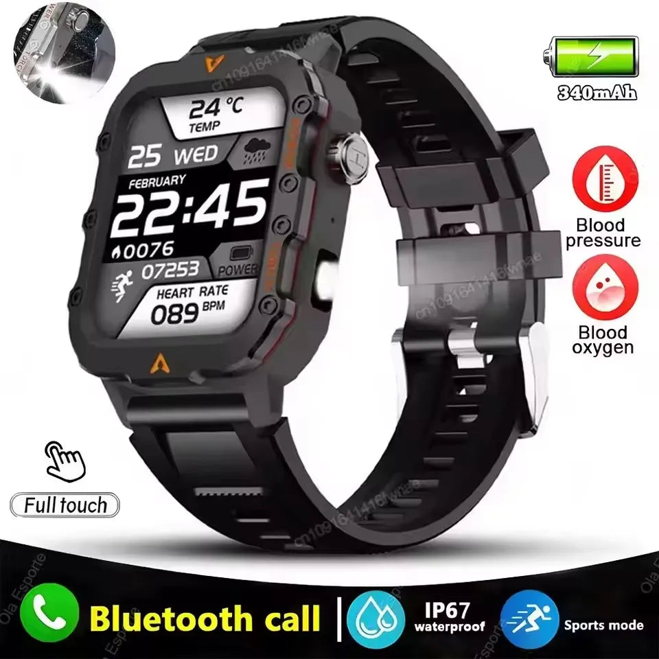 New GPS Sport Smart Watch Waterproof  BT Call MilitaryGrade Outdoor SmartWatch IP67 for Men Women Fashion Business SmartBracelet