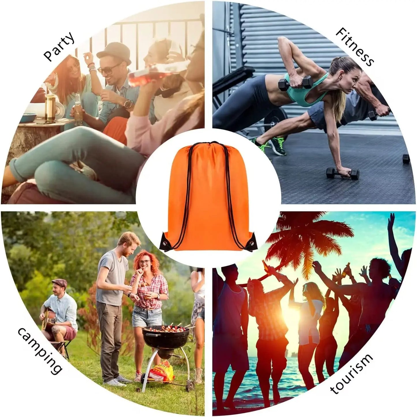 Eco-Friendly Waterproof Running Backpack - Lightweight Foldable Sports Gym Bag