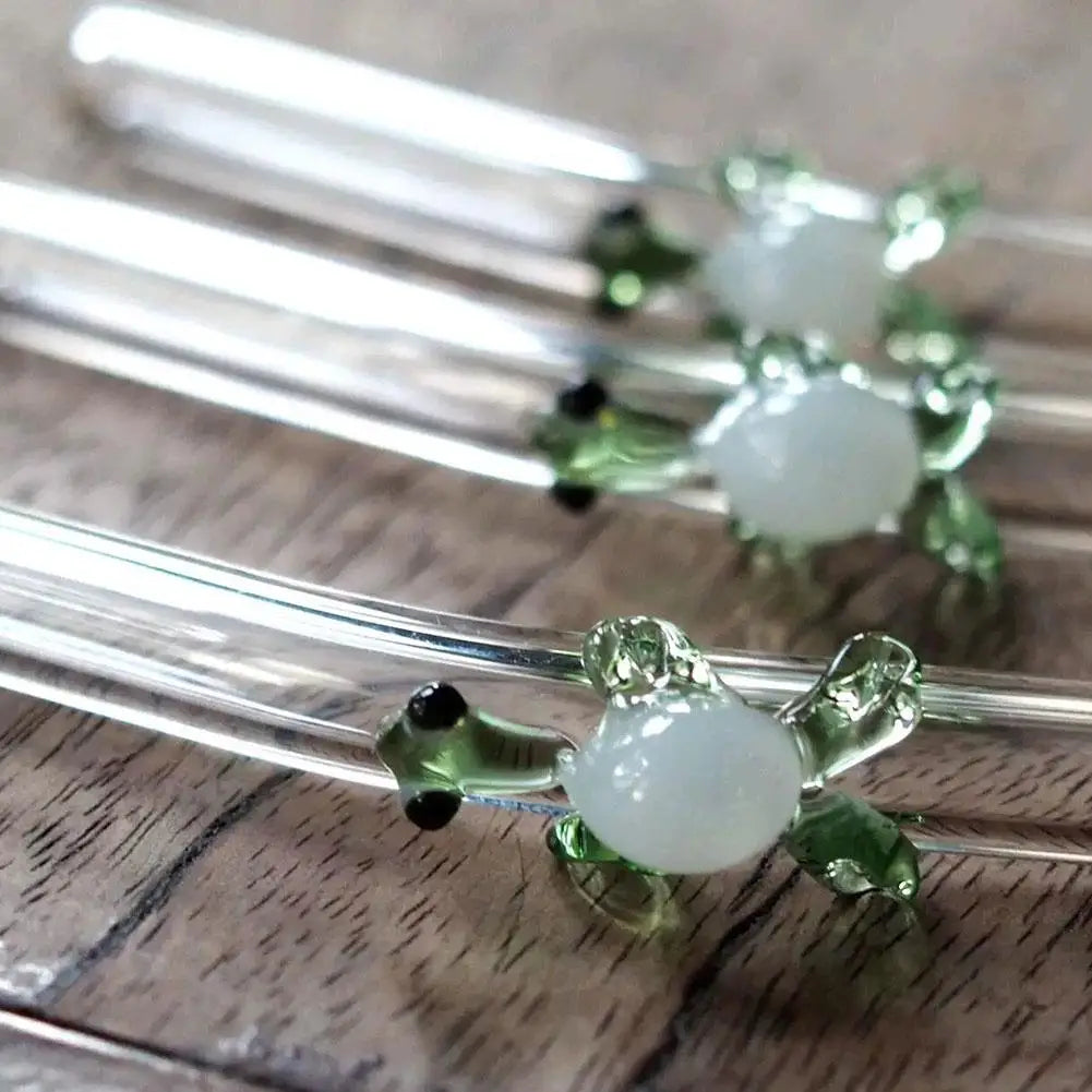 Reusable Glass Straws - Eco-Friendly Drinking Straws | Versatile for Smoothies, Cocktails, Coffee & Beer