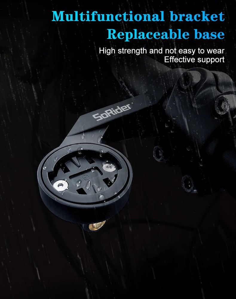 Universal Bike Computer Mount - Secure Handlebar Bracket for Garmin Edge & GPS Devices