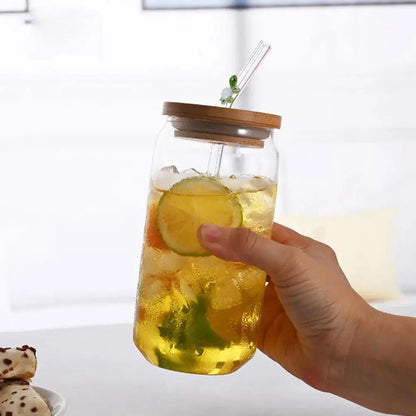 Reusable Glass Straws - Eco-Friendly Drinking Straws | Versatile for Smoothies, Cocktails, Coffee & Beer