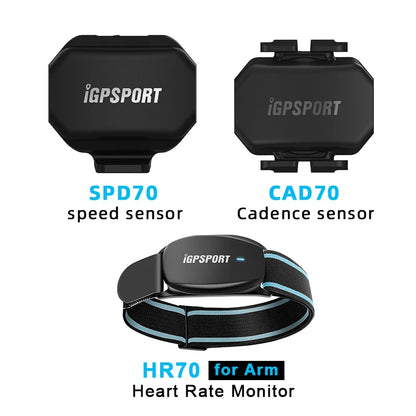 IGPSPORT Cycling Sensors - Speed, Cadence & Heart Rate Monitor for Bike Computers