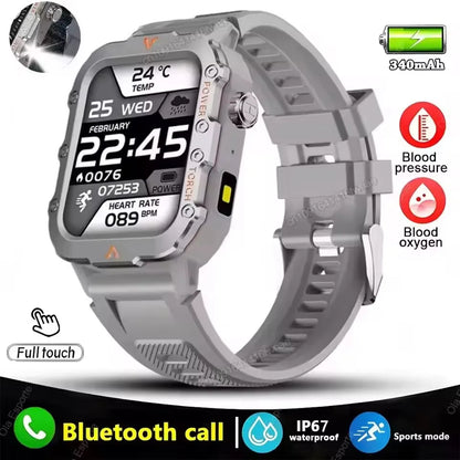New GPS Sport Smart Watch Waterproof  BT Call MilitaryGrade Outdoor SmartWatch IP67 for Men Women Fashion Business SmartBracelet