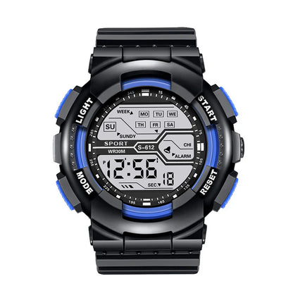 Military Digital Sports Watch - Waterproof LED Tactical Watch for Men
