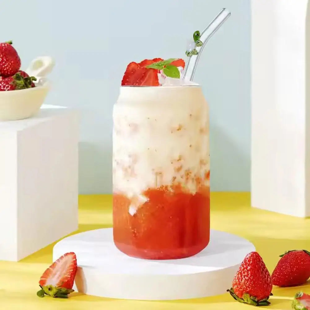 Reusable Glass Straws - Eco-Friendly Drinking Straws | Versatile for Smoothies, Cocktails, Coffee & Beer