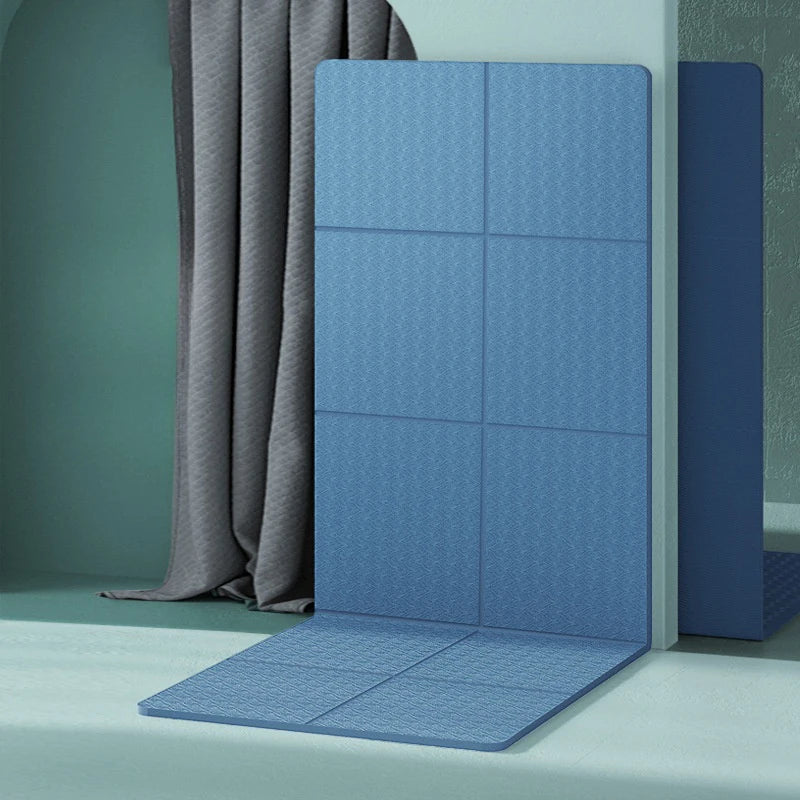 Eco-Friendly Foldable Yoga Mat - TPE Travel Fitness Mat | Double-Sided Non-Slip for Pilates & Floor Workouts