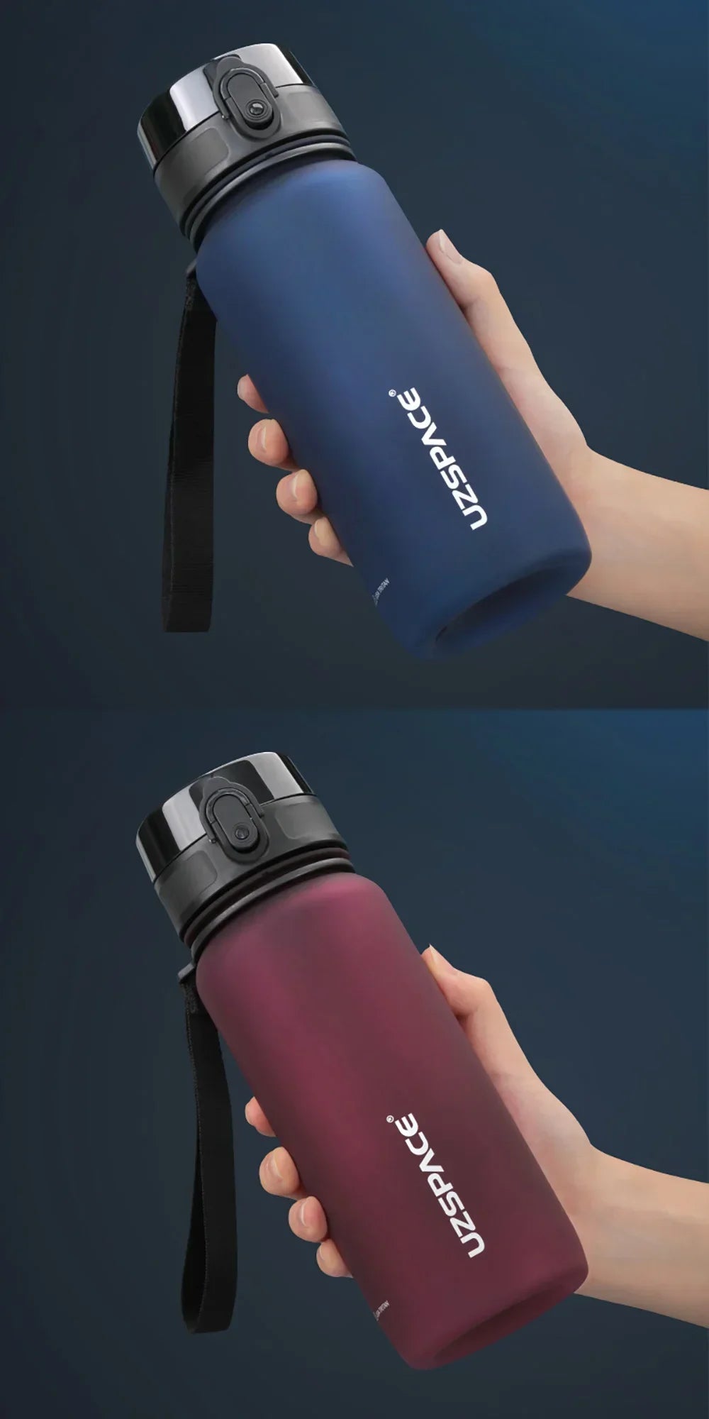 BPA-Free Leak Proof Water Bottle - Eco-Friendly Sports Bottle | 350ml, 500ml & 1000ml for Adults & Kids