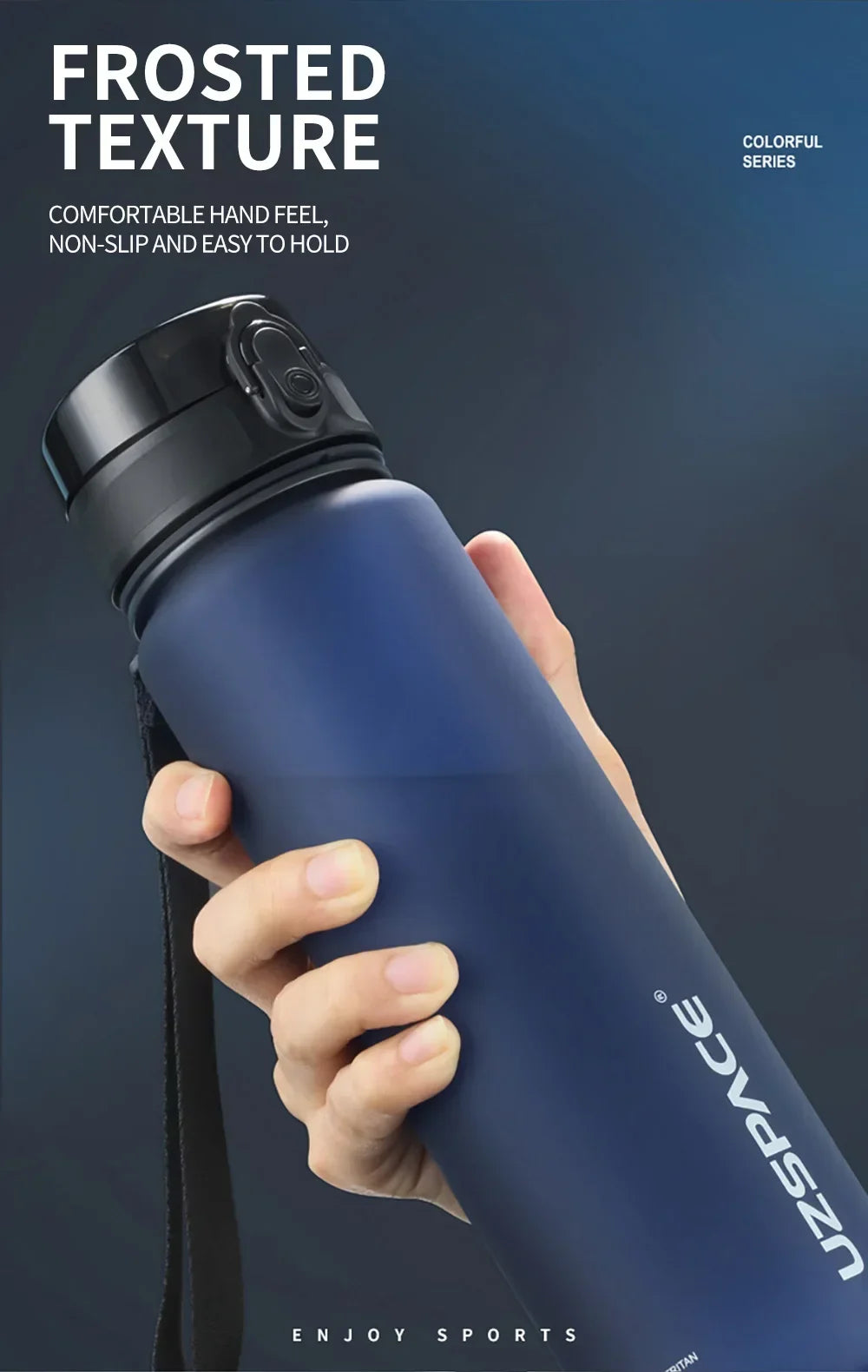 BPA-Free Leak Proof Water Bottle - Eco-Friendly Sports Bottle | 350ml, 500ml & 1000ml for Adults & Kids
