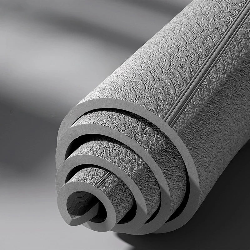 Eco-Friendly Foldable Yoga Mat - TPE Travel Fitness Mat | Double-Sided Non-Slip for Pilates & Floor Workouts