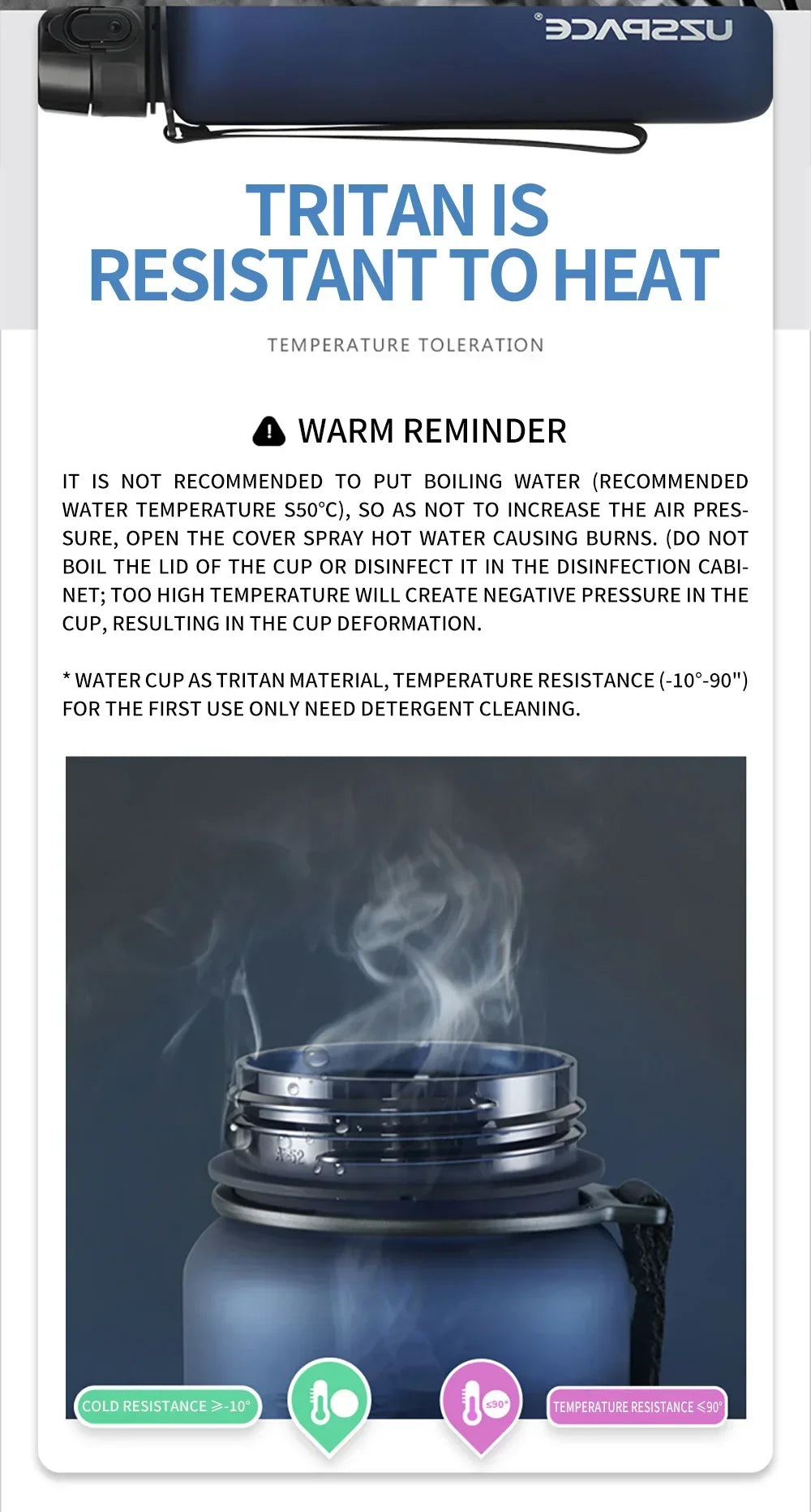 BPA-Free Leak Proof Water Bottle - Eco-Friendly Sports Bottle | 350ml, 500ml & 1000ml for Adults & Kids