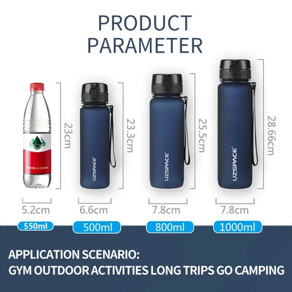 BPA-Free Leak Proof Water Bottle - Eco-Friendly Sports Bottle | 350ml, 500ml & 1000ml for Adults & Kids