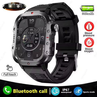 New GPS Sport Smart Watch Waterproof  BT Call MilitaryGrade Outdoor SmartWatch IP67 for Men Women Fashion Business SmartBracelet
