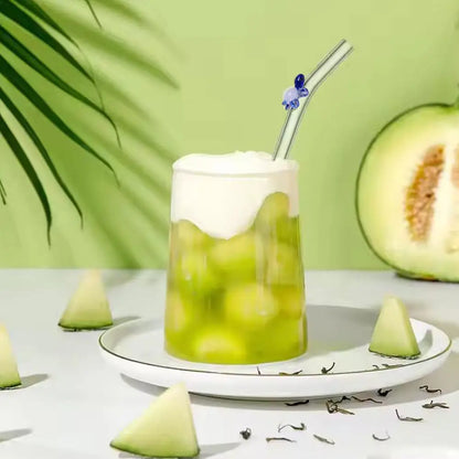 Reusable Glass Straws - Eco-Friendly Drinking Straws | Versatile for Smoothies, Cocktails, Coffee & Beer