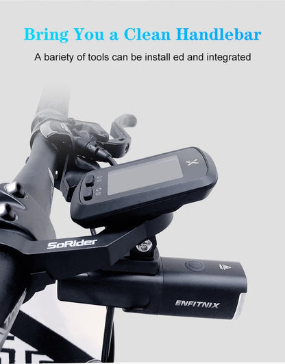 Universal Bike Computer Mount - Secure Handlebar Bracket for Garmin Edge & GPS Devices