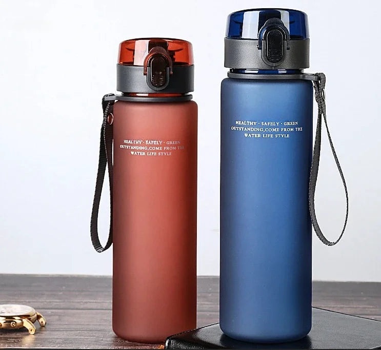 BPA-Free Leak Proof Sports Water Bottle - Eco-Friendly Portable Drink Bottle | 400ml & 560ml for Hiking & Gym