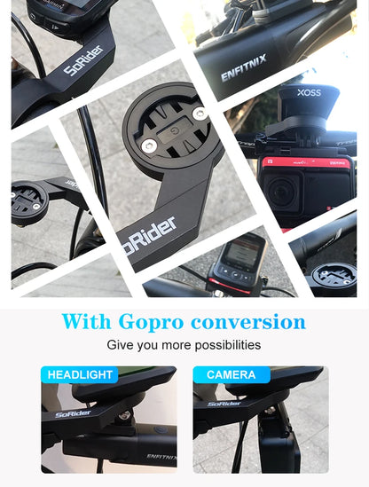 Universal Bike Computer Mount - Secure Handlebar Bracket for Garmin Edge & GPS Devices