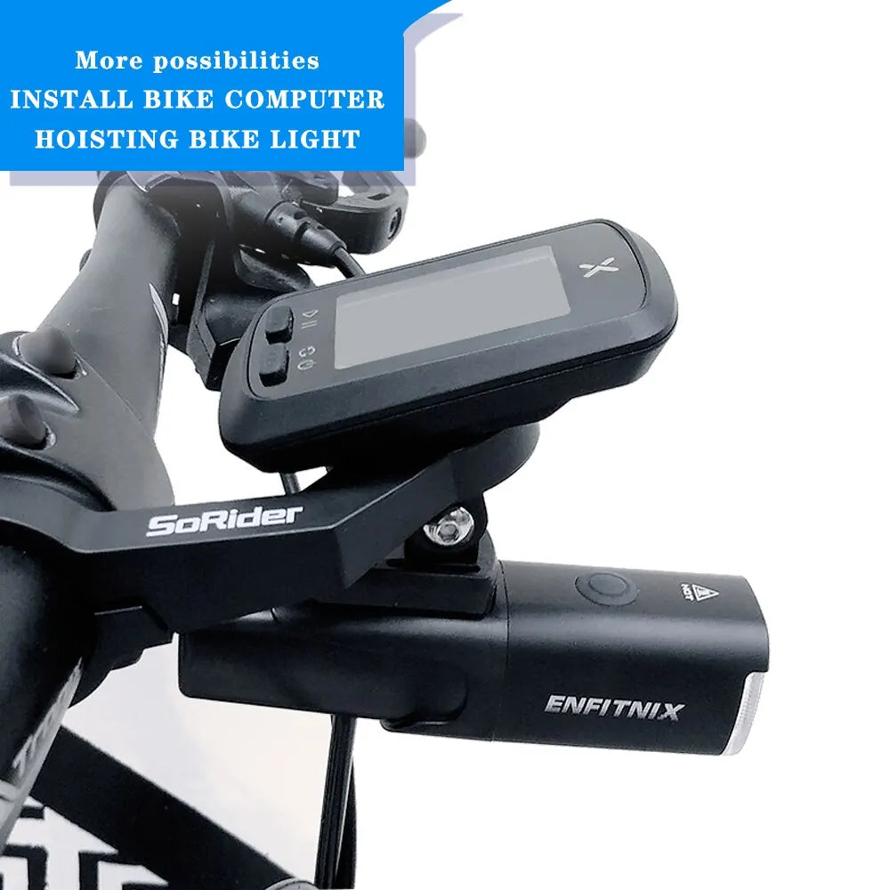 Universal Bike Computer Mount - Secure Handlebar Bracket for Garmin Edge & GPS Devices