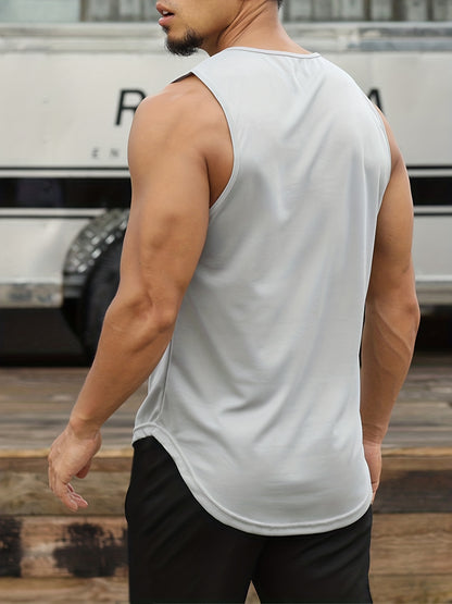 Men's Quick-Dry Athletic Tank Top - Sleeveless Running Shirt
