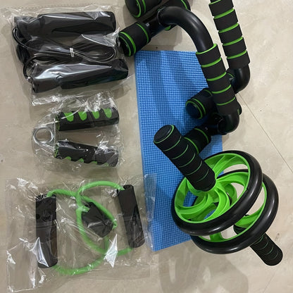 7-Piece Complete Ab Workout Set - Home Gym Equipment Kit