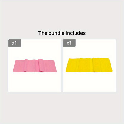 Latex Resistance Band - Elastic Workout Band for Pilates & Home Fitness