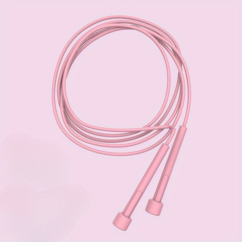 Adjustable Speed Jump Rope - Anti-Tangle PVC Rope with Ergonomic Handles
