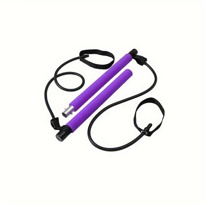 Pilates Bar with Resistance Bands - Portable Home Gym Equipment