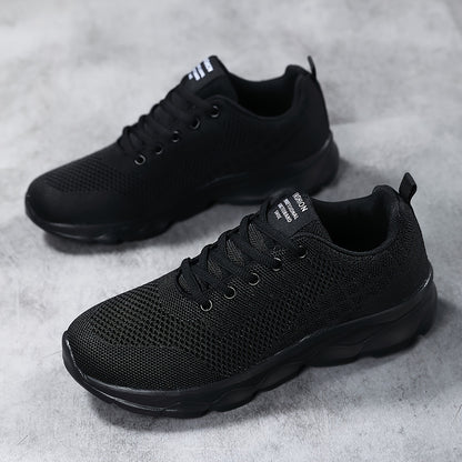 Women's Lightweight Mesh Running Sneakers - Breathable Outdoor Sport Shoes