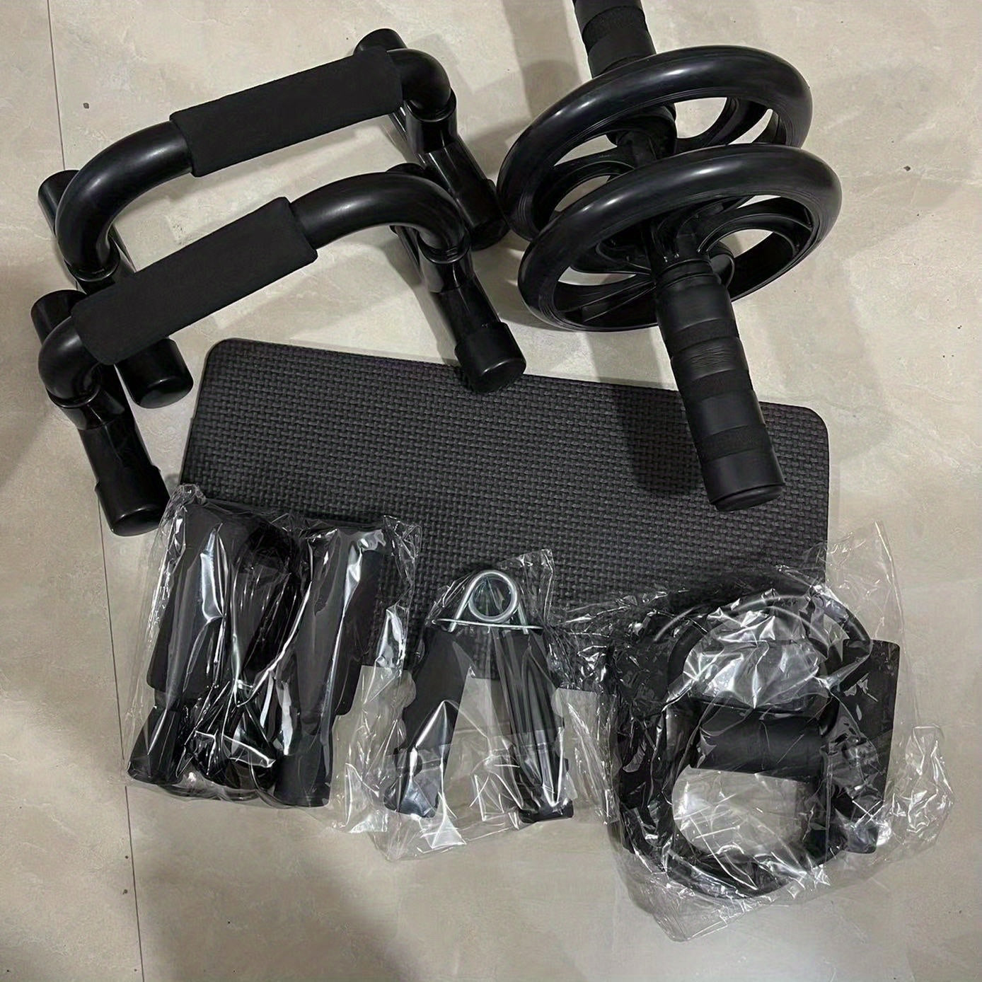 7-Piece Complete Ab Workout Set - Home Gym Equipment Kit