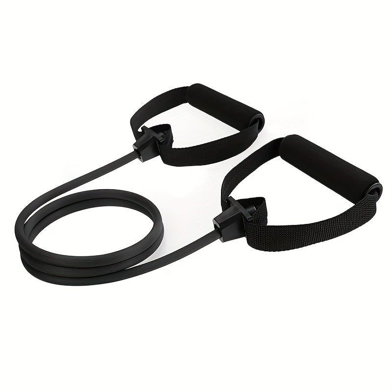 Premium Resistance Band with Bar - Elastic Pull Rope for Home Gym | Full Body Strength Training