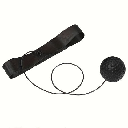 Boxing Reflex Ball Set - Adjustable Headband with Hand Wraps