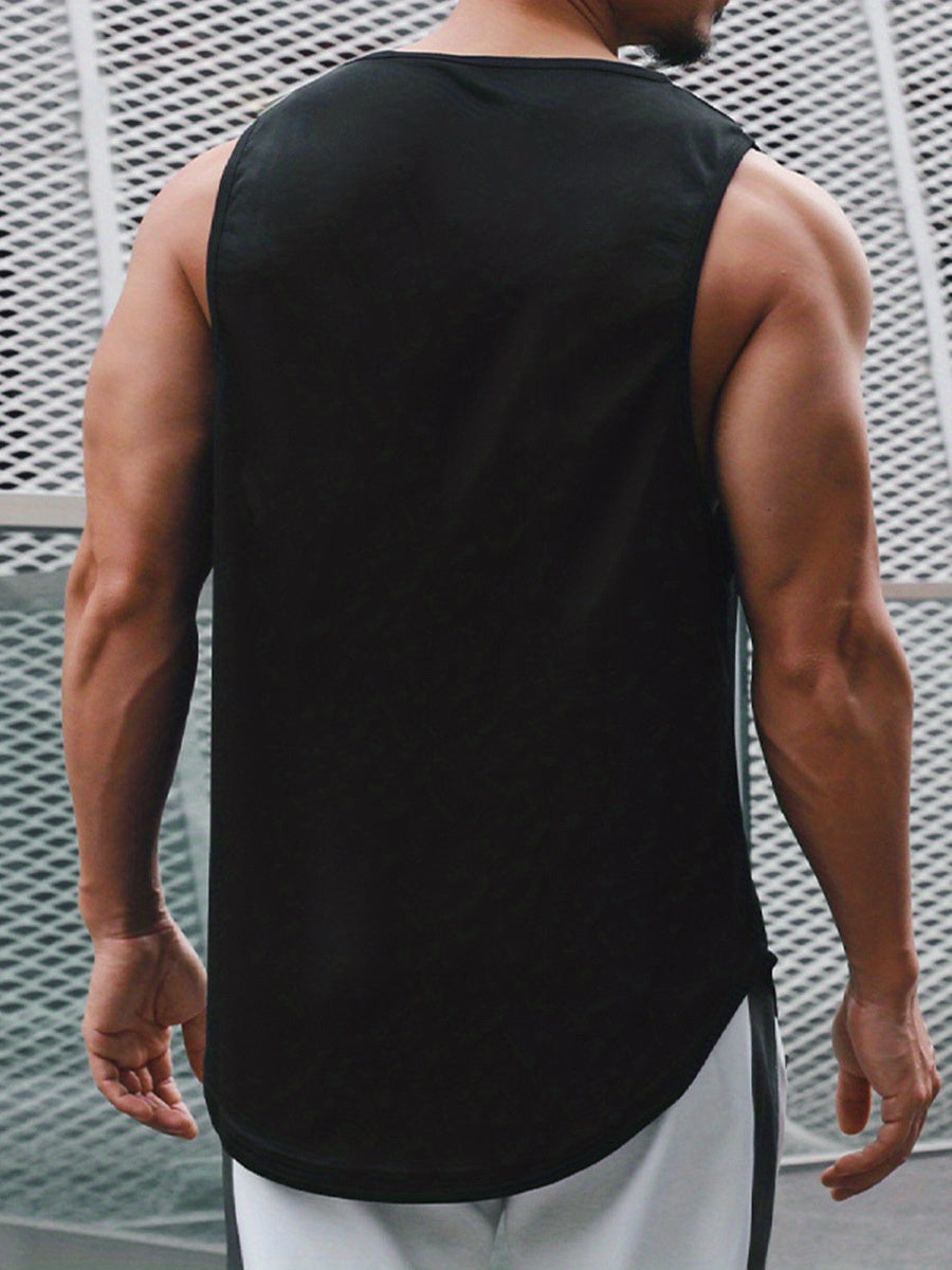 Men's Quick-Dry Athletic Tank Top - Sleeveless Running Shirt