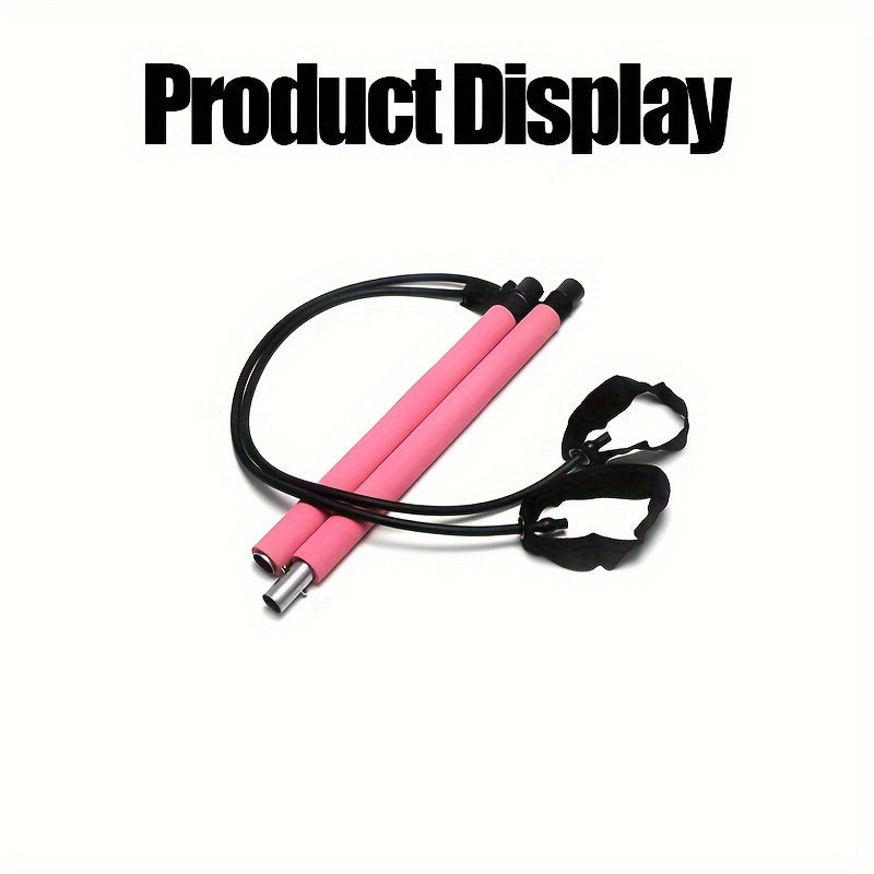Pilates Bar with Resistance Bands - Portable Home Gym Equipment