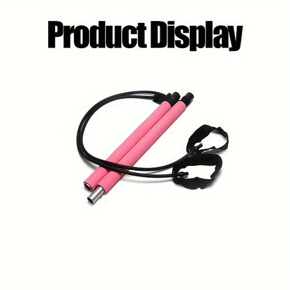 Pilates Bar with Resistance Bands - Portable Home Gym Equipment