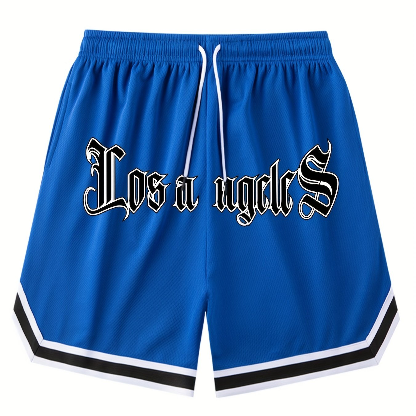 Men's Athletic Shorts - Chicago Print Drawstring Sport Shorts