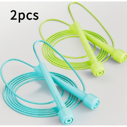Adjustable Speed Jump Rope - Anti-Tangle PVC Rope with Ergonomic Handles