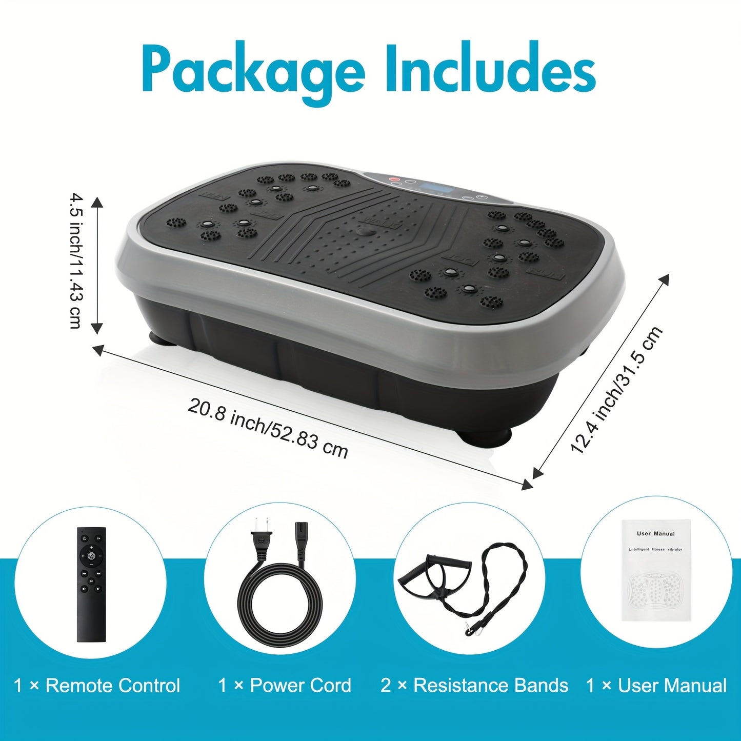 Vibration Platform COMPACT - Entry Level Home Fitness Machine