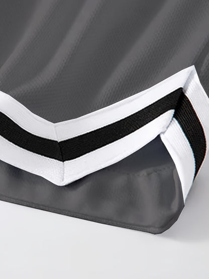 Men's Athletic Shorts - Chicago Print Drawstring Sport Shorts