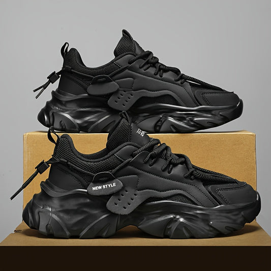 Men's Lightweight Breathable Sneakers - Comfortable Sport Shoes for Running & Training