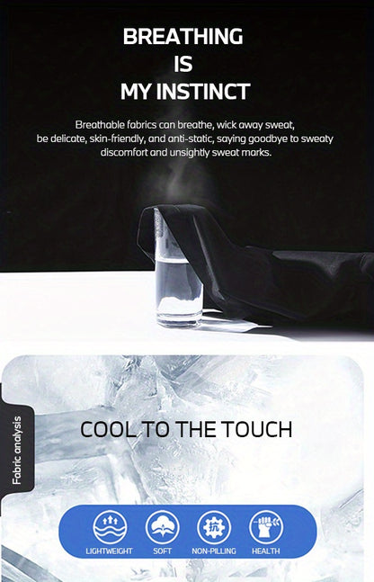 Men's Performance Active Shorts - Quick-Dry Stretch Gym Shorts with Zip Pockets