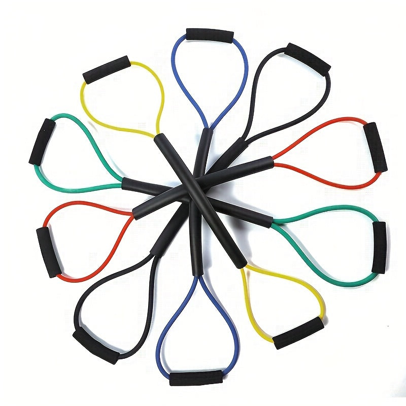 8-Shaped Boxing Resistance Band - TPE Tension Belt for MMA Training