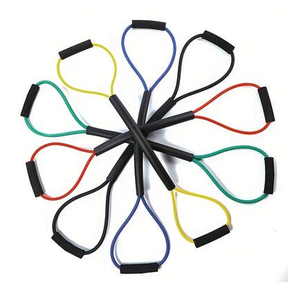 8-Shaped Boxing Resistance Band - TPE Tension Belt for MMA Training