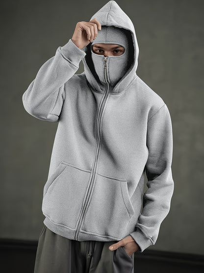 Premium Full-Zip Performance Hoodie - Heavyweight Athletic Wear