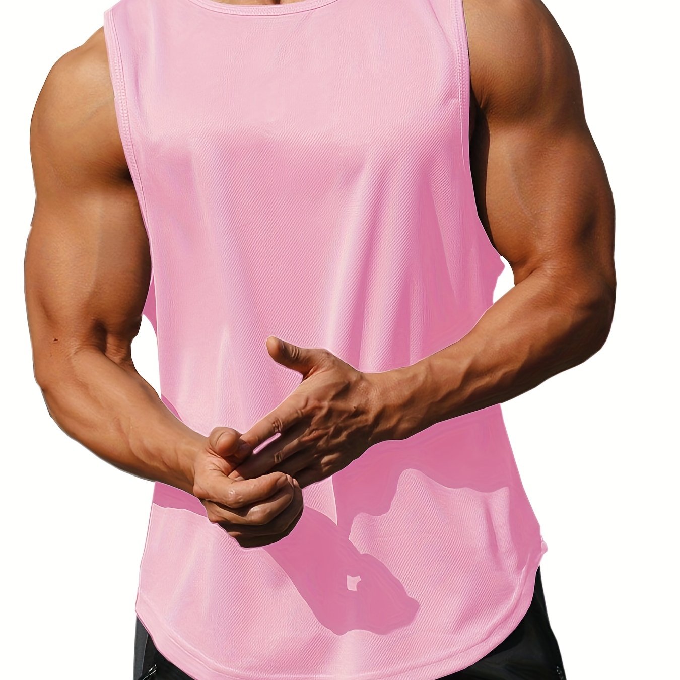 Men's Quick-Dry Athletic Tank Top - Sleeveless Running Shirt