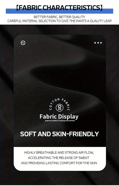 Men's Performance Active Shorts - Quick-Dry Stretch Gym Shorts with Zip Pockets